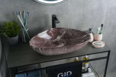 Раковина накладная Gid Mnc208 фото в интернет-магазине Русалия