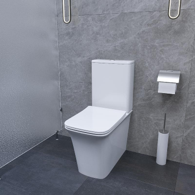 Унитаз ARNO напольный безободковый Ceruttispa CT7838 (620х345х800) фото в интернет-магазине Русалия