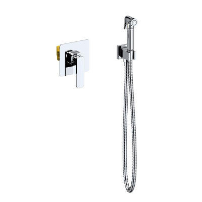 Смеситель встроенный с гигиеническим душем Timo Torne (4389/00SM chrome) фото в интернет-магазине Русалия