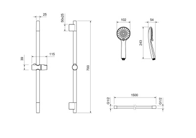 AQ1830MB НИКА SET 3 в 1 (AQ1810MB + AQ1840MB + AQ2017MB ) Aquatek фото в интернет-магазине Русалия