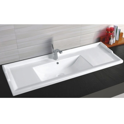 Раковина встраиваемая 100 NYJ840-100 Белая CeramaLux фото в интернет-магазине Русалия