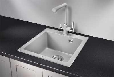 Кухонная мойка GRANULA (4651, АЛЮМИНИУМ) фото в интернет-магазине Русалия