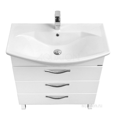 Тумба под раковину AQUATON Ария 65 Н белый 1A123401AA010 фото в интернет-магазине Русалия