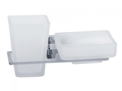 Стакан настенный с мыльницей VR.RMB-4943.CR Ramba Veragio фото в интернет-магазине Русалия