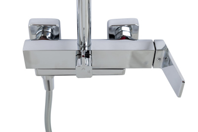 Душевая стойка со смесителем и изливом  ARDENTE-VSCM-CRM  Belbagno фото в интернет-магазине Русалия