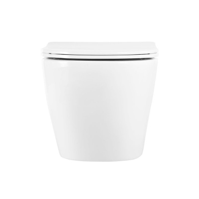 Унитаз подвесной безободковый UNO BB3105CHR/SC с сиденьем-микролифт Belbagno фото в интернет-магазине Русалия