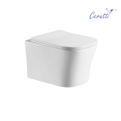 Унитаз MARMOLADA Aria подвесной безободковый Ceruttispa CT7778 (485x360x350) фото в интернет-магазине Русалия