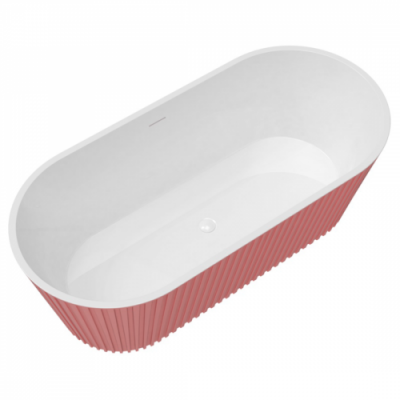 Ванна отдельностоящая акриловая Delice Caresse 170х80 розовая матовая DLR440101P фото в интернет-магазине Русалия