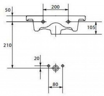 Раковина Como 50 UM-COM50/1 Cersanit фото в интернет-магазине Русалия