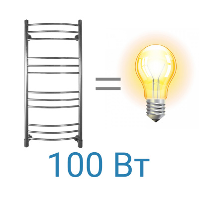 Полотенцесушитель электрический ERGO 1200*500 Energy фото в интернет-магазине Русалия