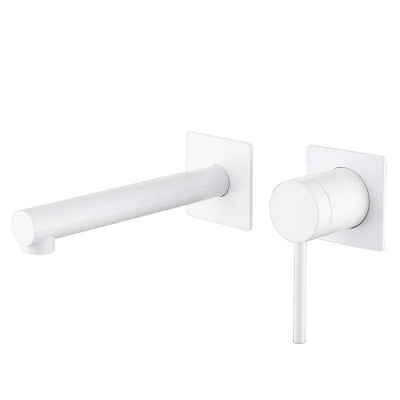 Смеситель ABBER Emotion AF8812W для раковины скрытого монтажа, белый фото в интернет-магазине Русалия