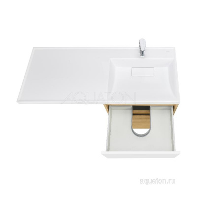 Тумба под раковину AQUATON Лондри 60 Дуб Сантана без фасада 1A266901LH0C0 фото в интернет-магазине Русалия