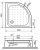 Душевой поддон полукруг 80х80 LUX/TN-Р RGW фото в интернет-магазине Русалия Душевой поддон полукруг 80х80 LUX/TN-Р RGW фото в интернет-магазине Русалия