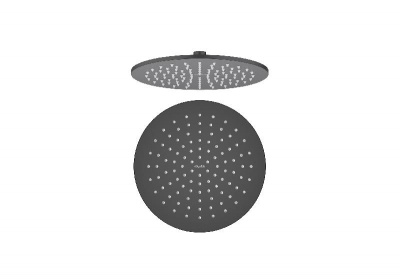 Круглый верхний душ  250*7 мм AQUATEK, матовый черный AQ2077MB фото в интернет-магазине Русалия