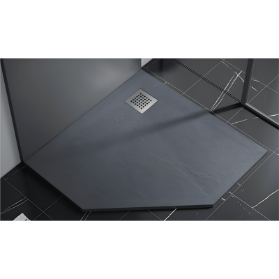 Каменный душевой поддон трапеция STONE TRAY-G фото в интернет-магазине Русалия