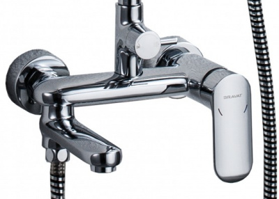 Душевая система со смесителем на ванну Opal F6125183CP-A2-RUS Bravat фото в интернет-магазине Русалия