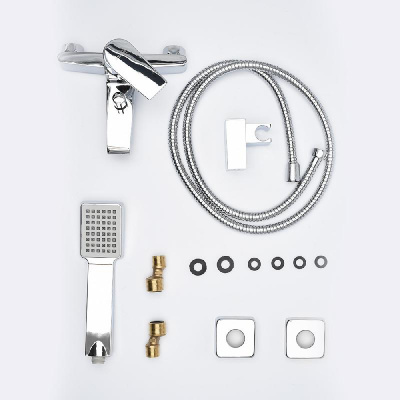 AQM P6112 AQUAme Prato Смеситель для ванны, хром, однорычажный. AQUAme фото в интернет-магазине Русалия