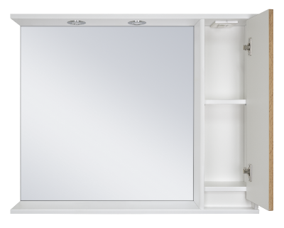 Зеркальный шкаф Адриана 90 правый П-Адр03090-01П Misty фото в интернет-магазине Русалия