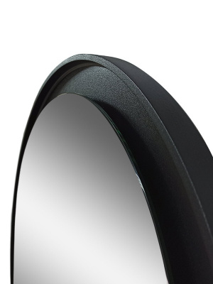 Зеркало с подсветкой Planet Black d800 бесконтактный овальный сенсор ЗЛП684 Continent фото в интернет-магазине Русалия