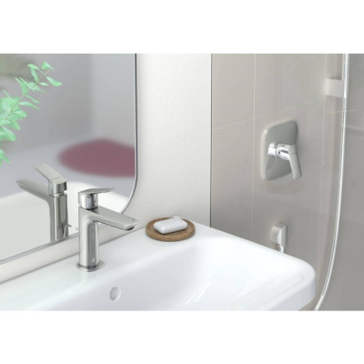 Смеситель для раковины Fine 110 71253000 Hansgrohe фото в интернет-магазине Русалия