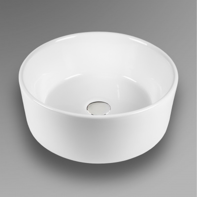 BOND S53-390 Раковина накладная круглая 39*39*15см белая фото в интернет-магазине Русалия