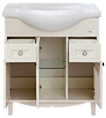 Тумба Шармель 80 с раковиной Kirovit Классик 80 Misty фото в интернет-магазине Русалия