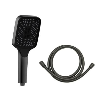 Ручной душ с шлангом VSHN-41HMB, черный Vincea фото в интернет-магазине Русалия