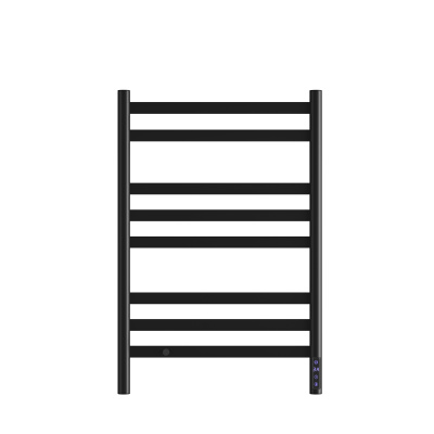 Полотенцесушитель электрический REFLEXION Карру RXT118050BL 800x500 черный матовый, 1 крючок фото в интернет-магазине Русалия