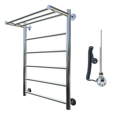 Полотенцесушитель электрический с терморегулятором Аспект эл ТЭН 1 П 80*50 (ЛЦ6П) Тругор фото в интернет-магазине Русалия