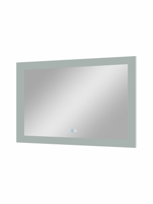 Зеркало с подсветкой Relax 800x600 антизапотевание ЗЛП122 Continent фото в интернет-магазине Русалия