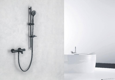 Душевой гарнитур 3jet 73см AQUATEK, матовый черный AQ2011MB фото в интернет-магазине Русалия