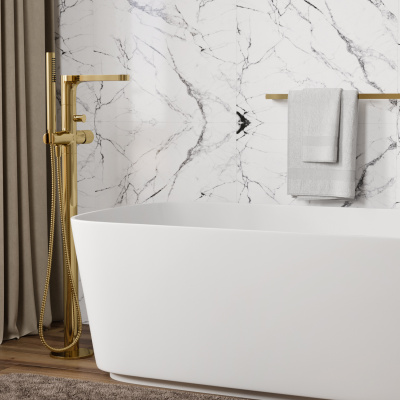 Ems 7621 Смеситель напольный для ванны Wasserkraft фото в интернет-магазине Русалия