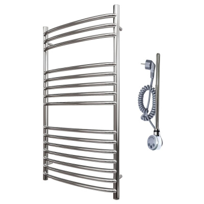 Полотенцесушитель электрический Point Альфа PN05150SE П15 500x1000 левый/правый, хром фото в интернет-магазине Русалия