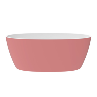 Ванна отдельностоящая акриловая Delice Rondo 170х76 розовая матовая DLR440104P фото в интернет-магазине Русалия