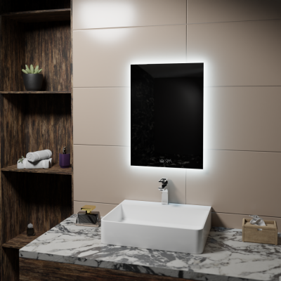 Зеркало для ванной прямоугольное LINE V 500х700 OWLM200900 OWL фото в интернет-магазине Русалия