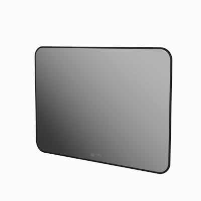 Зеркало для ванной прямоугольное GRYNING 1000х700 OWLM200308 черный пескоструй OWL фото в интернет-магазине Русалия