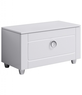 Тумба дополнительная 80 белый Inf.03.08  Infinity Aqwella фото в интернет-магазине Русалия