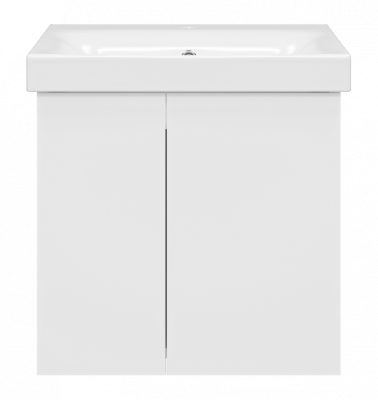 Тумба Лира 50 подвесная с раковиной Cersanit Moduo 50 Misty фото в интернет-магазине Русалия