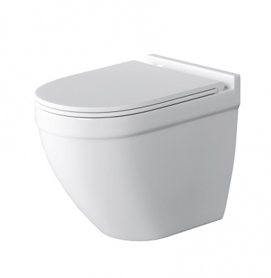 Унитаз подвесной безободковый с сиденьем микролифт GR-4483SQ tornado Grossman фото в интернет-магазине Русалия