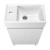 Тумба с раковиной WC Area 40 см матовый белый 221801004 Wellsee фото в интернет-магазине Русалия