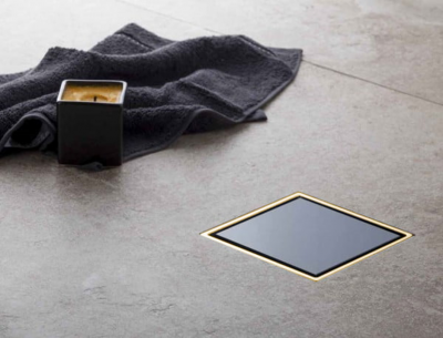 Точечный трап Pestan Confluo Standard 10х10 Dry Ceramic Gold (13000124) фото в интернет-магазине Русалия