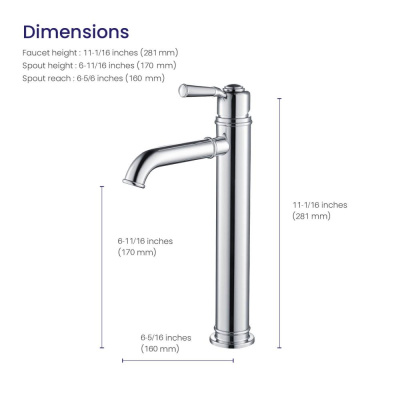 Смеситель для раковины Timo Arisa (5311/00F chrome) фото в интернет-магазине Русалия