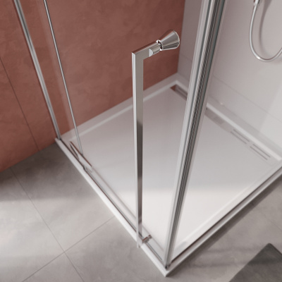 Душевой уголок Cezares LINER-A-1-90-C-Cr-R фото в интернет-магазине Русалия