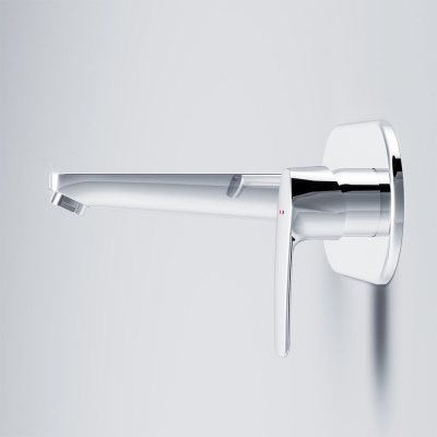 F90A72200 Gem, смеситель д/умывальника, монтируемый в стену, хром, шт. фото в интернет-магазине Русалия