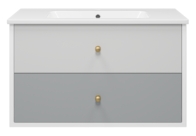 Тумба Анастейша 100 подвесная с раковиной Dreja Euphoria 100 Brevita фото в интернет-магазине Русалия