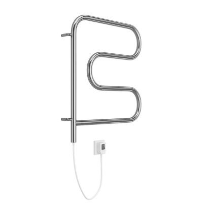 Полотенцесушитель электрический Terminus F-обр 50х50, поворотный 4620768883880 фото в интернет-магазине Русалия