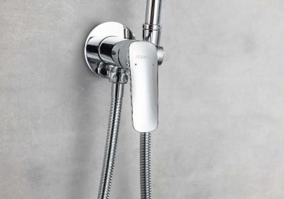 Комплект для гигиенического душа встроенный AQUATEK (cмеситель + гигиеническая лейка + шланг) AQ1019CR ВЕГА фото в интернет-магазине Русалия