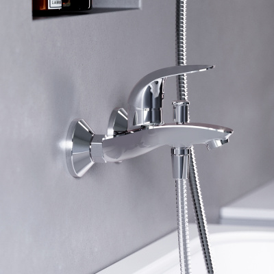 311000001 Eclipse, смеситель для ванны и душа, хром фото в интернет-магазине Русалия