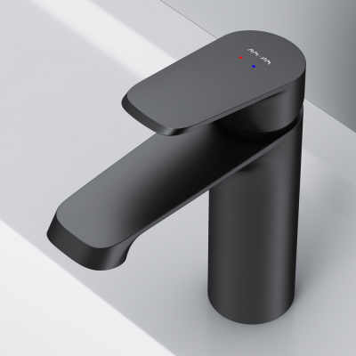 F8F02122 Func, смеситель для умывальника, черный фото в интернет-магазине Русалия