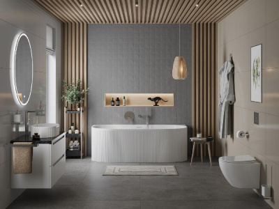 Акриловая ванна BELBAGNO BB412-1700-800, пристенная фото в интернет-магазине Русалия